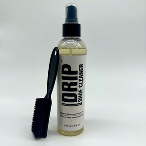 DRIP - ALL PURPOSE SHOE CLEANER 8 Oz. BOTTLE & BRUSH KIT - NEW